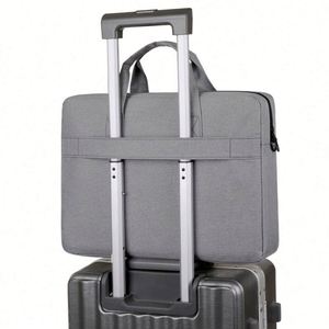 Custom Logo Printing 15-16 Inch Large Capacity Men's Business <b>Briefcase</b> Laptop Shoulder Bag with Elegant Design Corporate Gift - Product Image 5