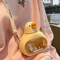 Tasse à ventouse Canard Jaune 650ML, Mignonne, Dessin Animé, Kawaii, pour Enfants, à Boire Directement, Bandoulière, Design Attrayant, Tasse Bébé