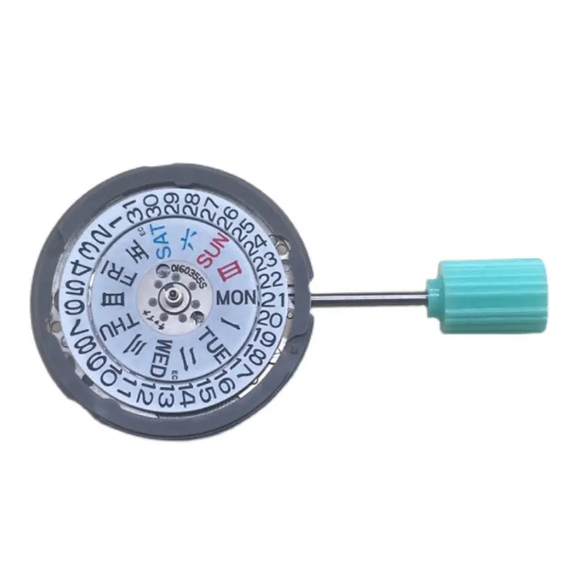 NH05 gerakan jam tangan otomatis, suku cadang pengganti baja tanggal kerja untuk jam tangan