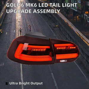 Luz Trasera Nueva de Alta Calidad para Golf 6 MK6 R20 2010-2012, Conjunto de Luces Traseras LED, Modificación/Actualización de 12V para Golf 6 - Product Image 2
