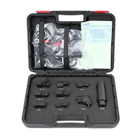 Kit de Adaptadores de Diagnóstico OBD LAUNCH, Juego de Conectores Universales Negros para Electrónica de Automóviles, 12V, Múltiples Adaptadores