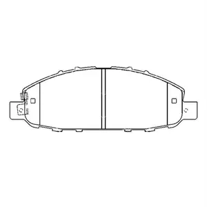 NISSAN URVAN NV350 / CARAVAN (E26) NV350 Urvan (ラテンアメリカD1060-3XA0AブレーキパッドD1788用の高品質ブレーキパッド