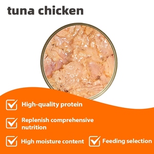 Thức ăn ướt giàu protein cho mèo, giá tốt nhất, gà cá đóng hộp, hàm lượng thịt cao, cá, bán chạy, đồ ăn thưởng cho thú cưng - Product Image 4