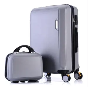 Luggage Travel Bags Hot Selling 14" 20" ABS Luggage Sets Travel Trolley Bags 4 Wheels Luggage Suitcase