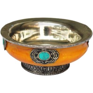 PARIJAT Handicraft Traditional Soup and Salad <b>Bowl</b> Elegant Stainless Steel Decoration for Gift Purpose 6 x 6 x 2.5 Inches - Product Image 4