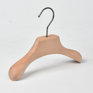 LOGO personalizzato di lusso personalizzato appendiabiti per bambini testa piatta integrata in legno di quercia per bambini appendiabiti per bambini - Product Image 2