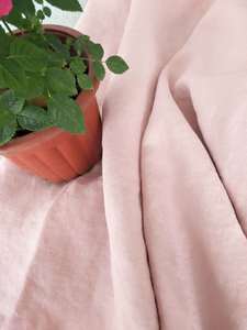 Lino <span class=keywords><strong>Rosa</strong></span> 280cm tela extra ancha Lino puro hilo teñido ancho tela disponible - Product Image 2