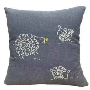 Coussin en tissu de coton velours imprimé motif arbre, personnalisé, vente en gros, nouveau style, couleur unie, coussin en pur coton, vente en gros à prix abordable - Product Image 6
