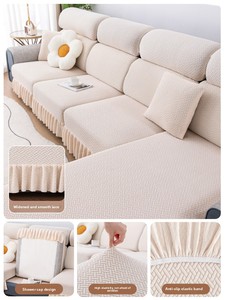 <span class=keywords><strong>Housse</strong></span> de canapé universelle INSHARE quatre saisons, anti-poussière, entièrement enveloppante, avec jupe, pour <span class=keywords><strong>coussin</strong></span> de canapé – Nouveauté - Product Image 6