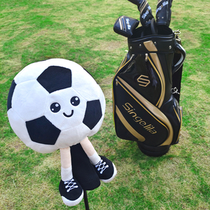 Tùy chỉnh động vật Golf <span class=keywords><strong>Head</strong></span> bìa cho trình điều khiển độc đáo bóng đá theo chủ đề búp bê Golf headcover - Product Image 3