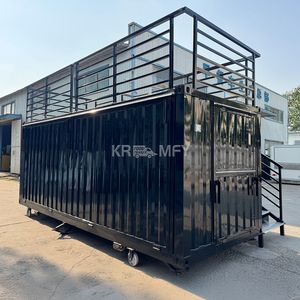 Vente chaude 2025, maison préfabriquée mobile extensible de conception moderne chinoise, 2 chambres, cabine prête à l'emploi sur roues, boutique conteneur - Product Image 6