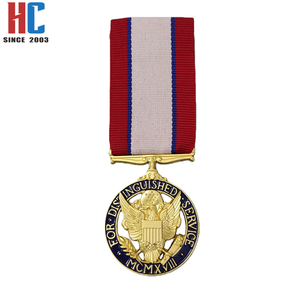 Médaille d'honneur américaine personnalisée en métal émaillé, fabriquée en usine depuis 20 ans, avec ruban et insigne - Product Image 5