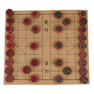 Tablero de Ajedrez Chino <span class=keywords><strong>Xiangqi</strong></span> de Cuero PU, Tablero de Ajedrez Chino, Tablero de Ajedrez Chino Springfrog Go, Tableros de Juego para Fiestas, Juego para Padres e Hijos - Product Image 2