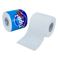 Rouleau de papier toilette 3 plis, résistant, jetable, doux, en pâte de bois vierge, écologique, hygiénique, gaufré, non fluorescent