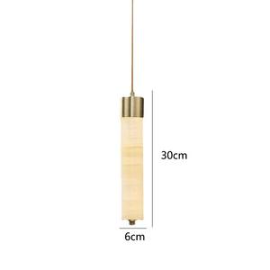 Zeal Lighting Comedor Colgante Lámparas de alabastro modernas Lámpara colgante de mármol para mesita de noche - Product Image 6