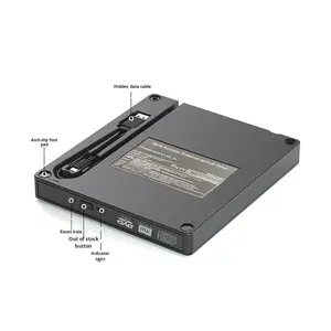 <span class=keywords><strong>Graveur</strong></span> de <span class=keywords><strong>DVD</strong></span> multifonctionnel 7 en 1 Lecteur optique externe USB avec cache de 4 Mo Type de plateau pour ordinateur portable - Product Image 5