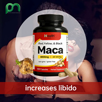 Formule OEM 1200MG Capsules de racine de maca naturelle pure de haute qualité, compléments alimentaires à base de plantes, puissance accrue pour hommes, capsules de maca pour adultes