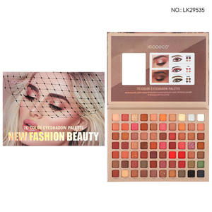 Belleza nuevo patrón <span class=keywords><strong>de</strong></span> moda 70 <span class=keywords><strong>colores</strong></span> nacarado mate <span class=keywords><strong>tierra</strong></span> Color multicolor <span class=keywords><strong>paleta</strong></span> <span class=keywords><strong>de</strong></span> sombras <span class=keywords><strong>de</strong></span> ojos <span class=keywords><strong>maquillaje</strong></span> - Product Image 6