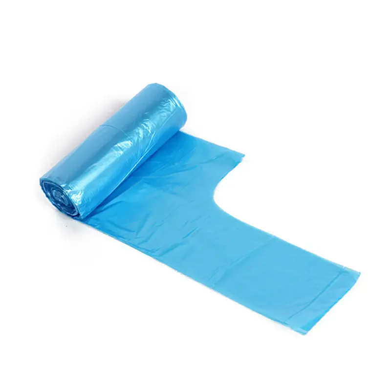 Fábrica em primeira mão Preço Plastic Trash Bag 5Rolls Cores Lixo Bag T-shirt PE Bag
