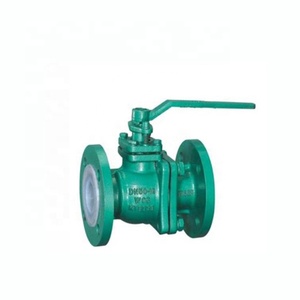 Válvula de bola de flúor DN 100 150 200 Q41F-10C/16C DN25 con extremo de brida PTFE - Product Image 2