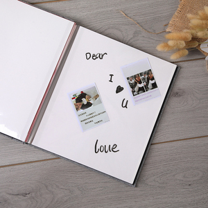 Livre de couverture en tissu de lin à mémoire de mariage personnalisé album de timbres de scrapbooking album <span class=keywords><strong>photo</strong></span> de bricolage - Product Image 4