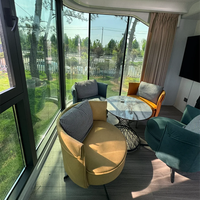 Vente en gros de maisons capsules spatiales modernes, isolées, préfabriquées et portables de luxe de 20 et 40 pieds pour hôtels, chambres et ateliers