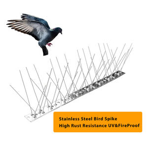 Groothandel 50Cm Anti-Vogel Roestvrij Staal 304 Spike Strips Custom Vogel Spike Voor Ongediertebestrijding Humane State Solid <span class=keywords><strong>Bird</strong></span> Spike - Product Image 5