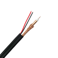 Câble coaxial RG59 3M 5M 20M avec connecteur BNC, vidéo et alimentation CC 2-en-1, pour DVR et caméra, longueur personnalisée, câble de caméra CCTV HD-SDI