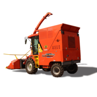 Moissonneuse de fourrage haute performance 2800 mm 300 CV pour sorgho et canne à sucre