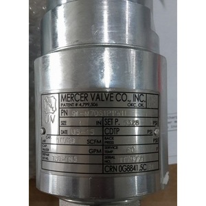 Vanne de sécurité Mercer 81-17151T13G11 425Psi Gaz naturel Mercersrv - Product Image 5