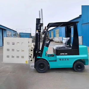 फास्ट डिलीवरी गोदाम उपकरण 2 टी फोर्कलिफ्ट इलेक्ट्रिक ठोस टायर फोर्कलिफ्ट कस्टम ऊंचाई 3 मीटर 4 मीटर 5 मीटर - Product Image 2