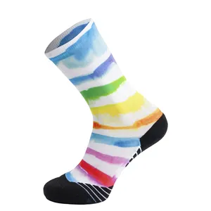 Factory Sale Various Widely Used Cheap Walking Field Cycling Custom Riding Knitted Sport Socks