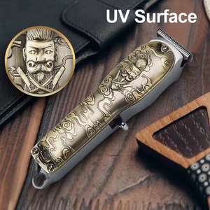 Resuxi JM-1015 không dây Chuyên nghiệp t-blade Tông đơ cắt tóc Cắt Tóc máy sạc điện cắt tóc cho nam giới - Product Image 3