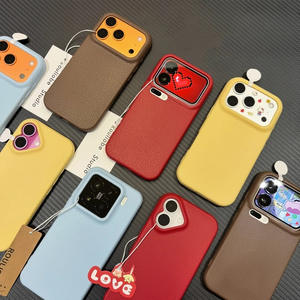 Funda Magnética de Cuero PU para Teléfono, Fundas Protectoras Premium para Móvil, para <span class=keywords><strong>iPhone</strong></span> 17 Air 16 15 14 13 12 <span class=keywords><strong>11</strong></span> <span class=keywords><strong>Pro</strong></span> <span class=keywords><strong>Max</strong></span> - Product Image 1