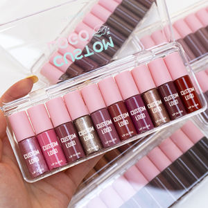 10 couleurs Maquillage <span class=keywords><strong>en</strong></span> <span class=keywords><strong>gros</strong></span> Rouge à lèvres végétalien hydratant Brillant à lèvres à effet volumateur pour le maquillage - Product Image 3