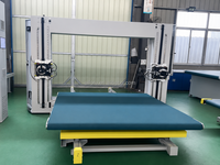 Machine de découpe de mousse CNC avec couteau oscillant et table rotative