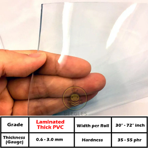Rollo de película de PVC transparente, lámina de vinilo transparente <span class=keywords><strong>para</strong></span> bolsas de embalaje, bolsas de herramientas y manteles - Product Image 5