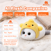 Jouet interactif pour chat Walulu, peluche électronique personnalisée avec intelligence artificielle, chat parlant doux pour enfants, cadeau de Noël, fournisseur en gros pour le marché