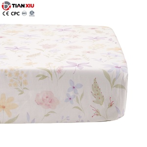 Lenzuolo per Culla Personalizzato, Lenzuolo con Angoli per Neonati, Puro Cotone con Motivo Floreale, Stile Fresco e Naturale per Tutte le Stagioni, Biancheria da Letto per Bambini - Product Image 3