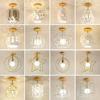 Plafonnier LED Nordique au Design Créatif, Style Moderne Minimaliste pour Balcons, Dressings, Chambres, Baies Vitrées, Couloirs