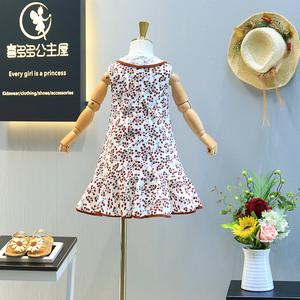Nuevos productos <span class=keywords><strong>Zimmerman</strong></span> encaje corto tradicional africano Dashiki estampado niñas vestido verano niños de China al por mayor - Product Image 4