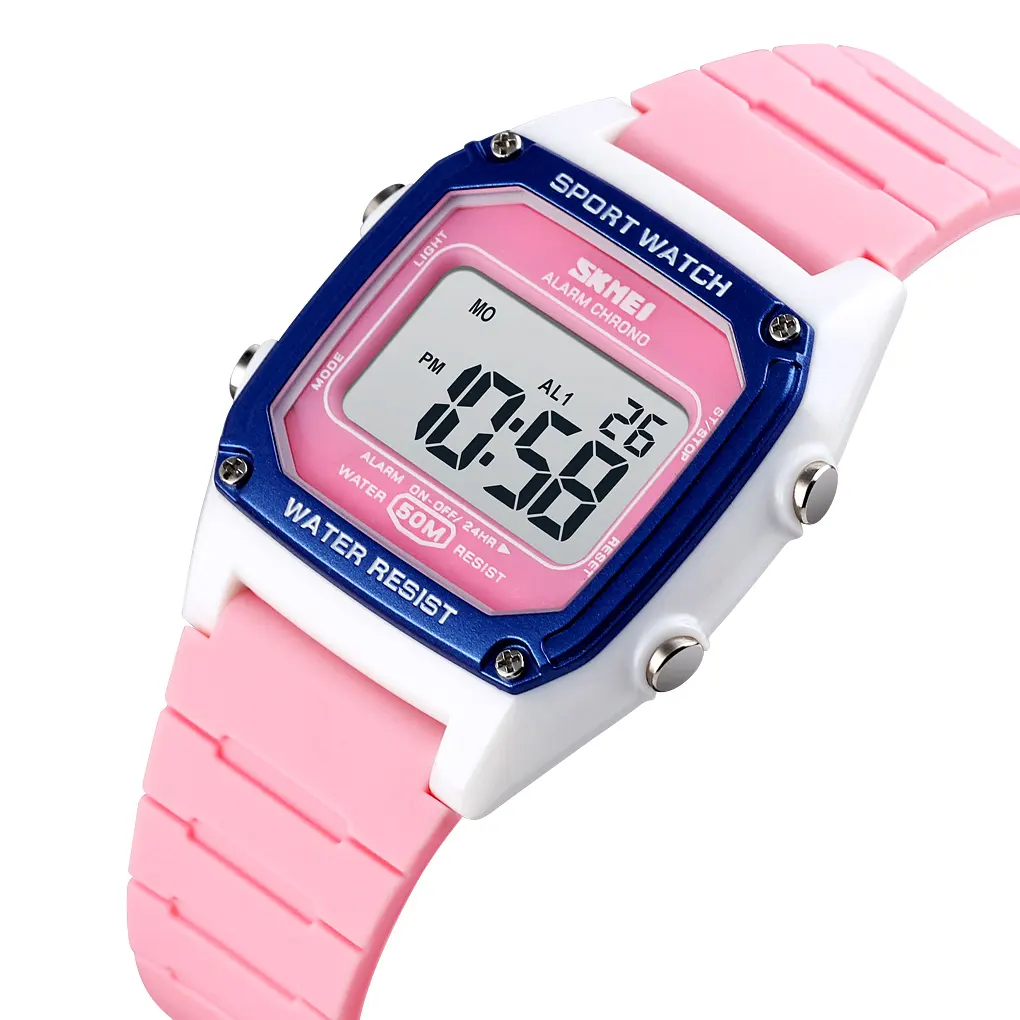 SKMEI 1614 Girls Wrist Watch Relojes De Hombre Sport Waterproof Watches