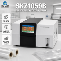 SKZ1059B Testeur de teneur en carbone noir du polyéthylène pour l'industrie du film CABLEPIPE avec écran tactile HD de 7 pouces et refroidissement par ventilateur indépendant