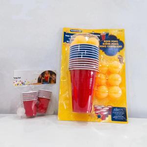 再利用可能なPPプラスチックカップセットダブルウォールデザインカスタマイズロゴ & カラーブリスターカード茶ミネラル飲料 - Product Image 2