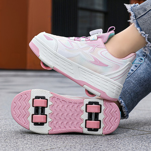 Chaussures à roulettes lumineuses pour enfants, roues en plastique, nouveau style printemps - Product Image 2