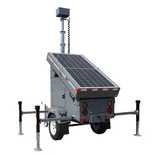 High Quality Mobile Cctv Light Tower Trailer Outdoor