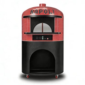 Four à pizza commercial de grande taille, de style napolitain italien, à bois, à briques, pour extérieur, au charbon de bois, électrique, au gaz, four à pizza au feu de bois - Product Image 2