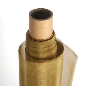 High quality EMF RF shielding micro copper wire mesh \/ electromagnetic wave shielding materials / brass filter mesh