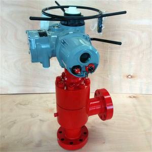 Rekomendasikan Api 6a kualitas tinggi kepala L ladang minyak flens hidrolik katup <span class=keywords><strong>Choke</strong></span> jarum dapat disesuaikan - Product Image 2