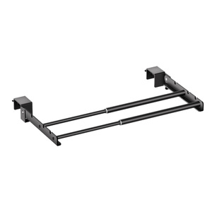 ราวตากผ้าติดผนังแบบยึดติดแน่น รุ่น QL001 แบบราวเดี่ยวทรงสี่เหลี่ยมผืนผ้า สำหรับใช้ในระเบียง - Product Image 1